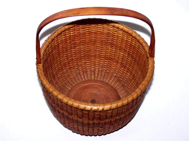 A 'Mint condition' William D. Appleton signed Nantucket Lightship Basket circa 1880-1890. — image 3